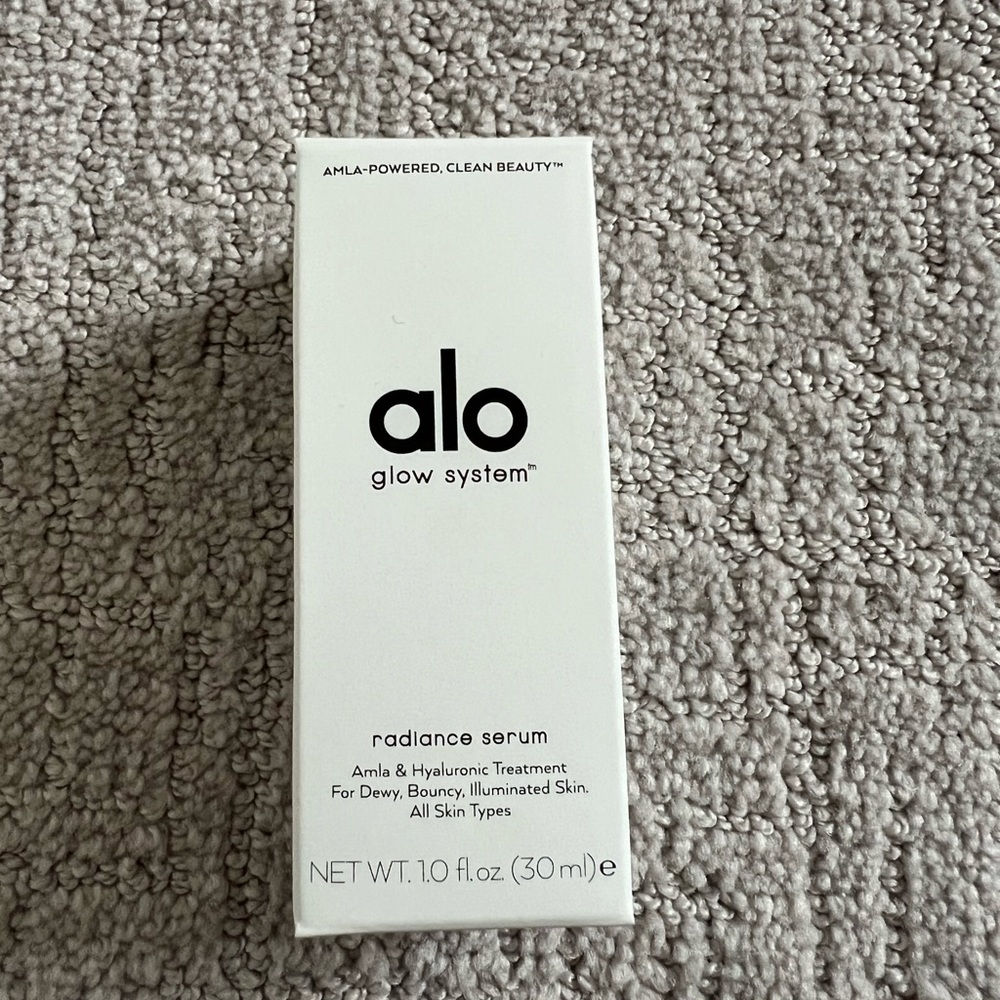 Alo Glow System Radiance Serum NIB
